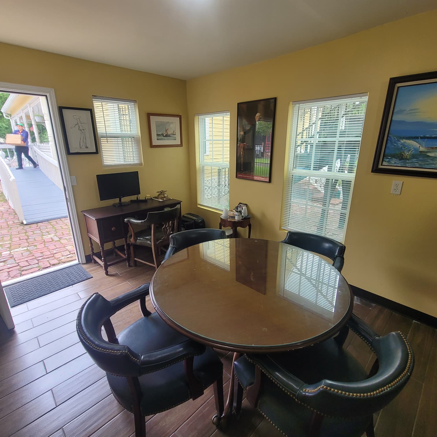 Open coworking area at Claremont